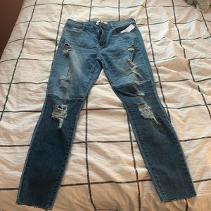 very cute mixed denim PacSun jeans!!  ✨has tags✨